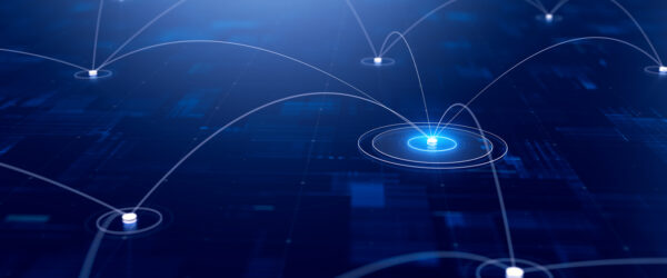 Concept of Network, internet communication. 3d illustration